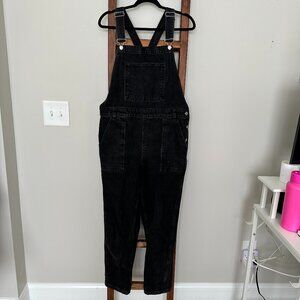 Topshop Black Jean Overalls